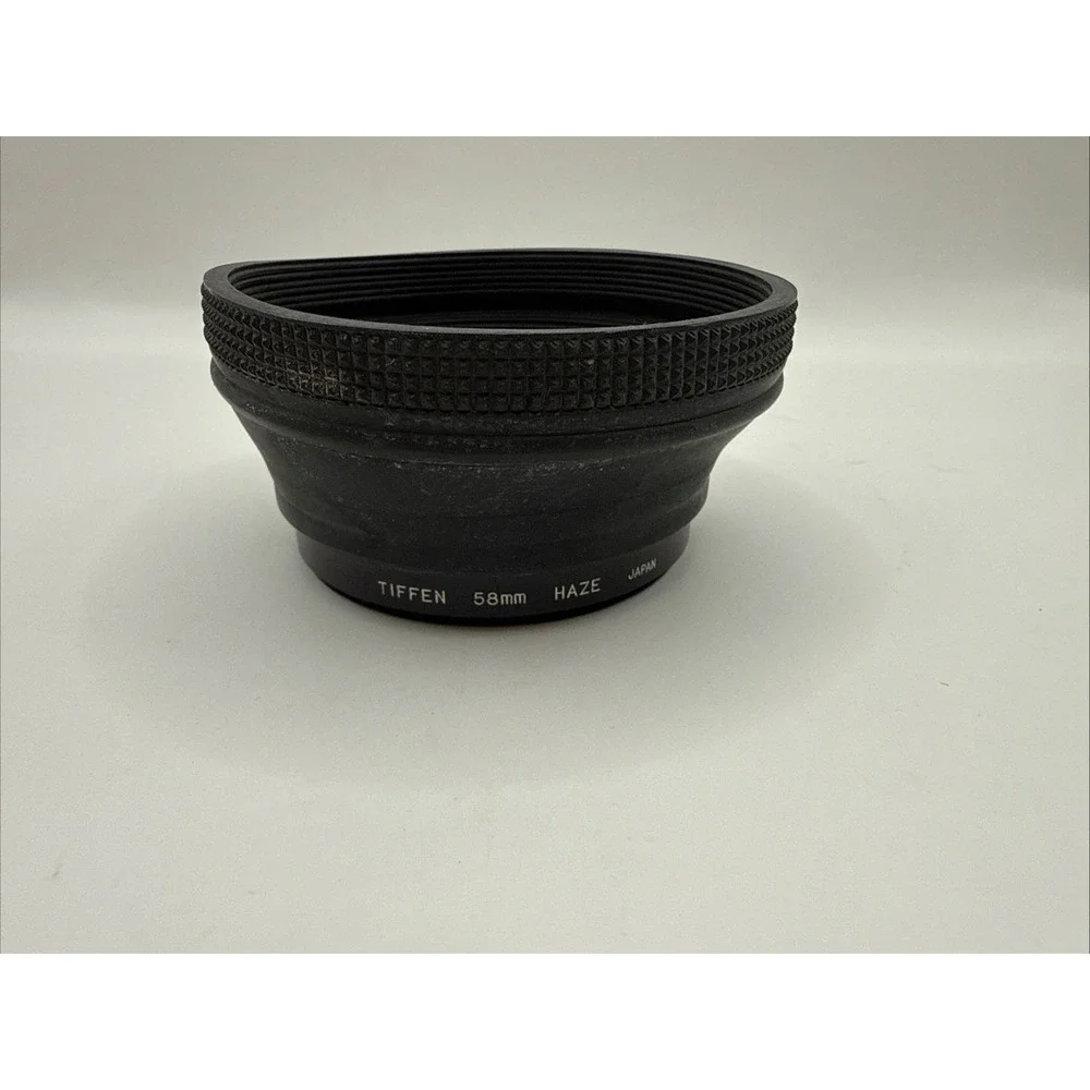 Tiffen 58mm HAZE‎ Filter Collapsible Rubber Lens Hood